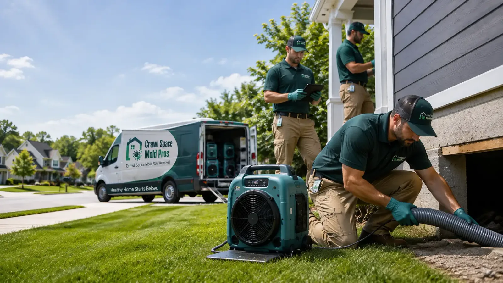 Crawl Space Mold Removal in Knierim, IA